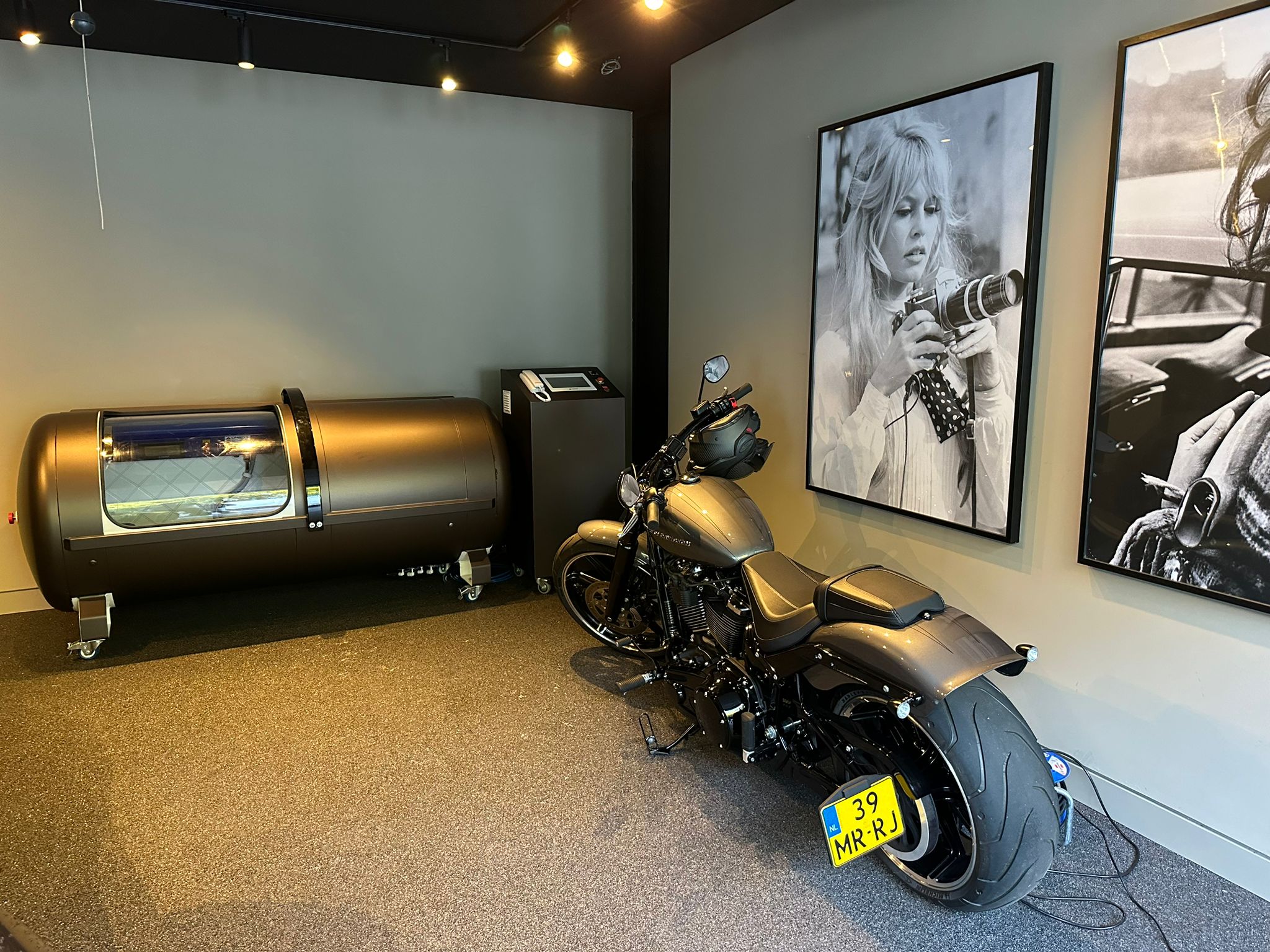 Kompakt monoplace kammer i luksuriøst hjem